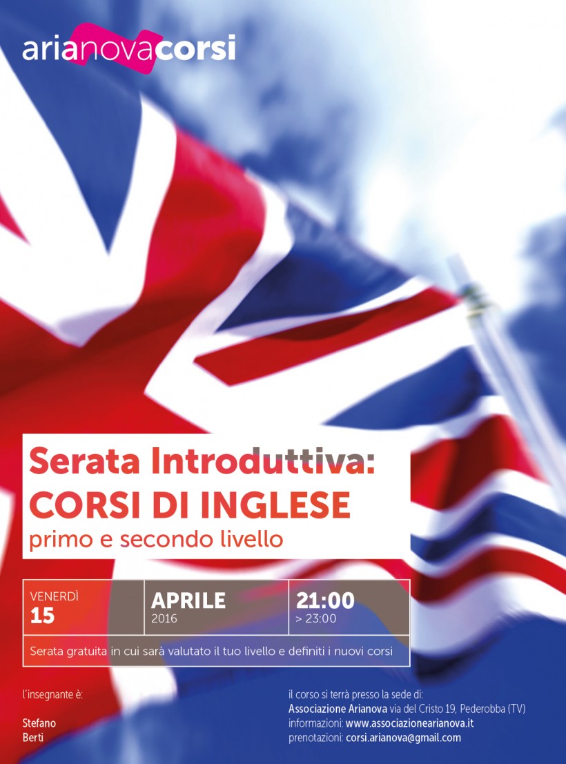 corso inglese serata gratuita